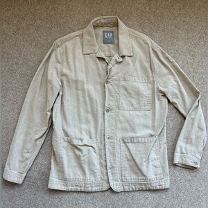 Gap Men’s Linen-Cotton Chore Jacket